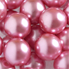 1 Dose (~40 Stk.) Titanium Glaswachsperlen rund 6mm Rosa